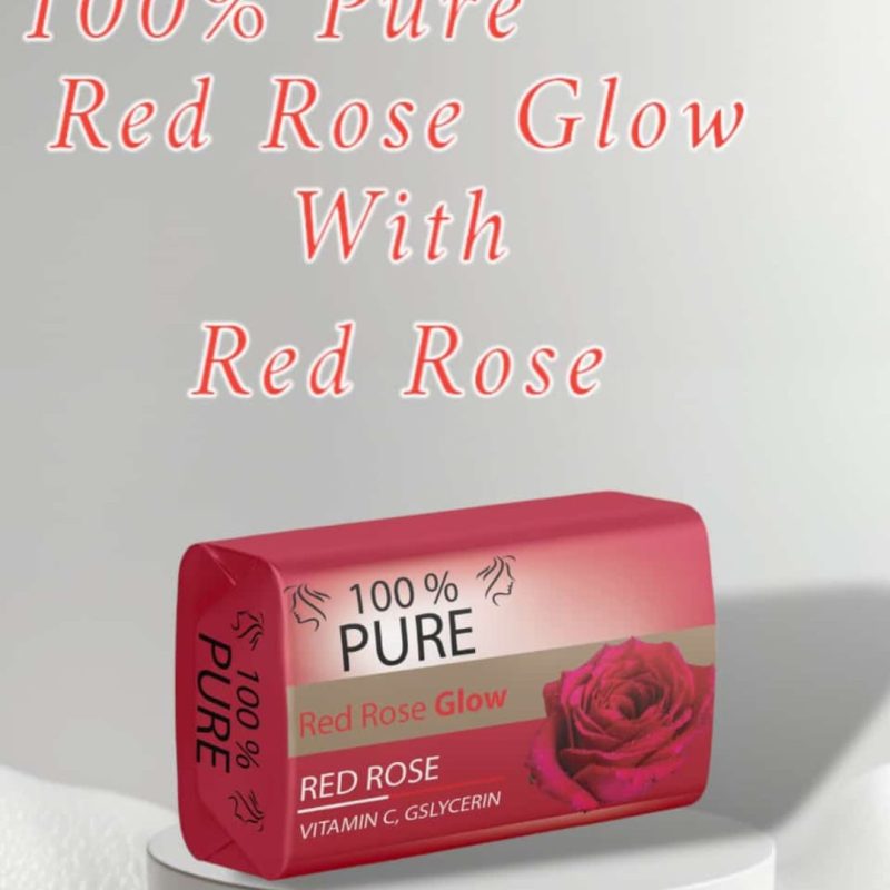 Red Rose Glow Beauty Soap